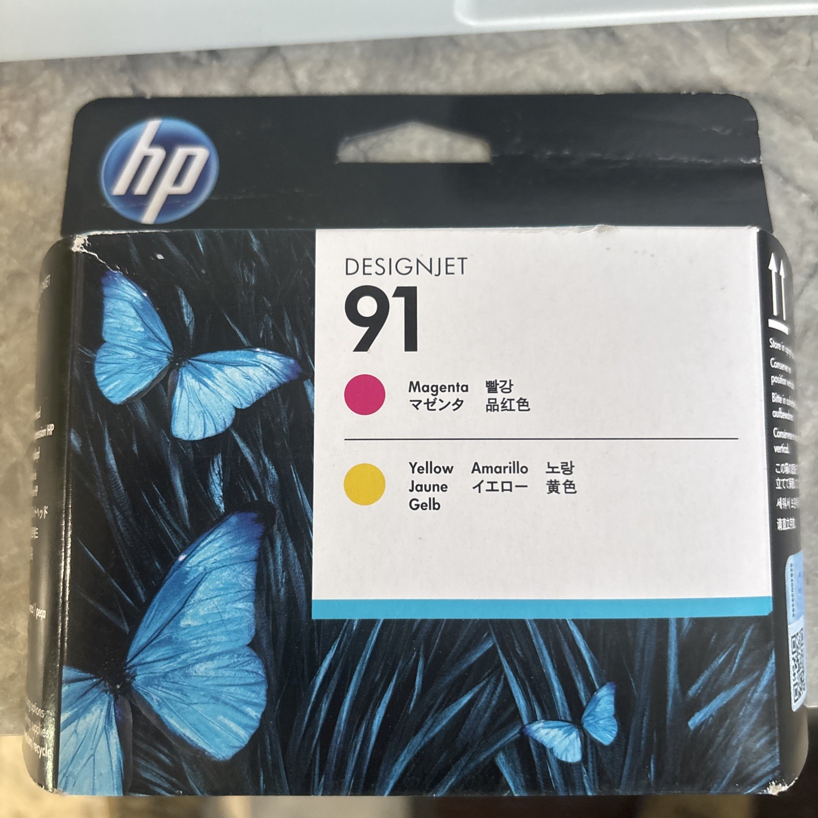 HP Genuine 91 Magenta & Yellow Printhead C9461A March 2024