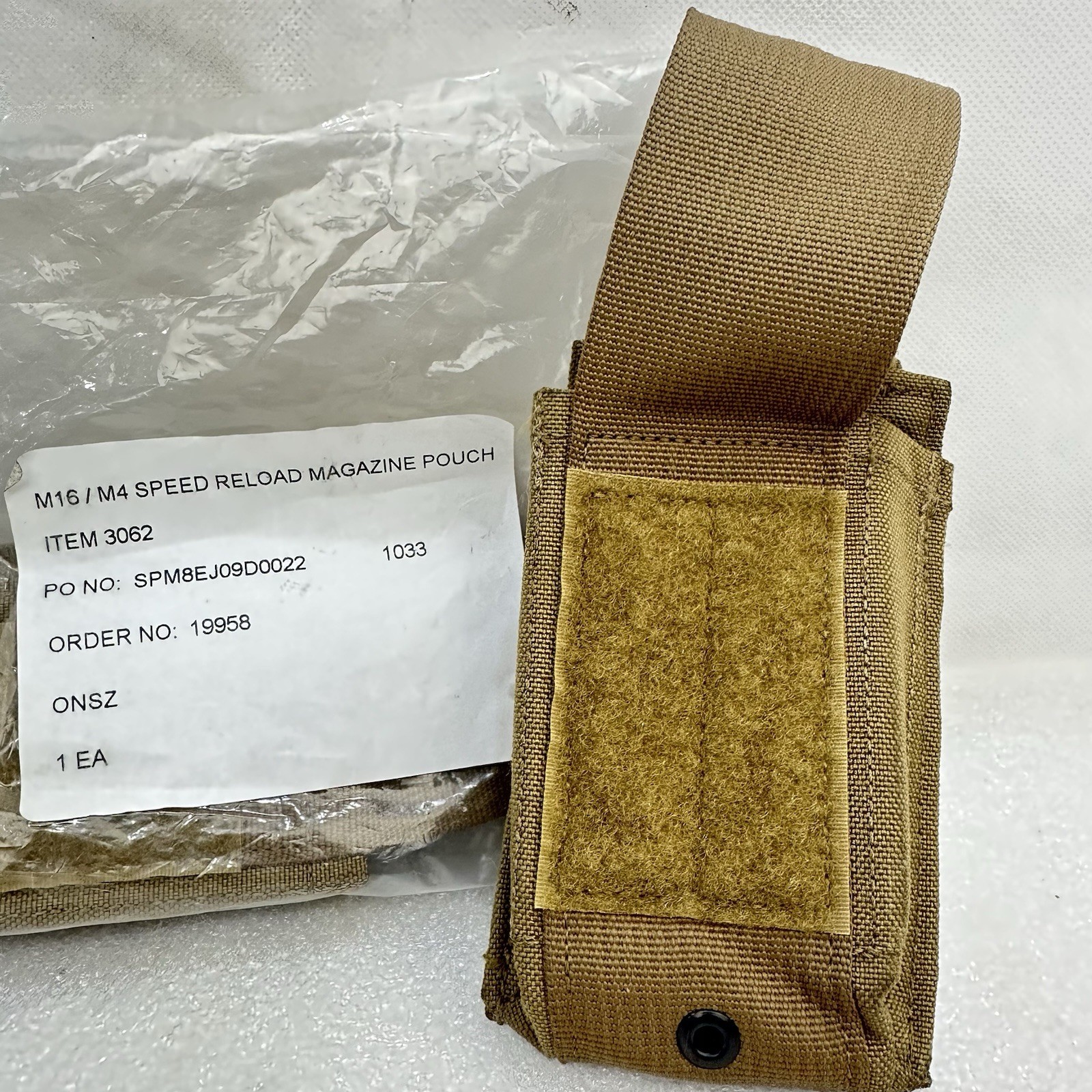 USGI USMC Issue Coyote Brown Speed Reload Magazine pouch SDS - New