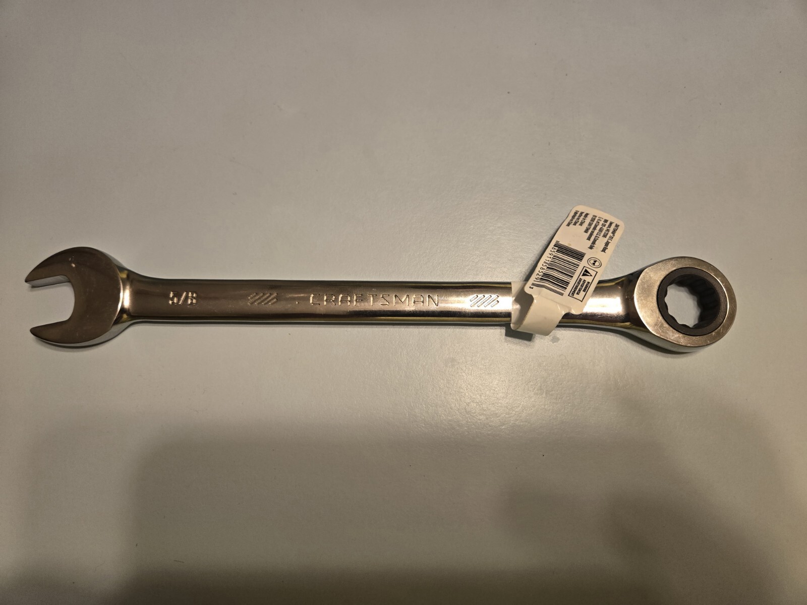 Craftsman Ratcheting Wrench SAE 12 Point Chrome 5/8" CMMT42565 Brand New w/ Tag
