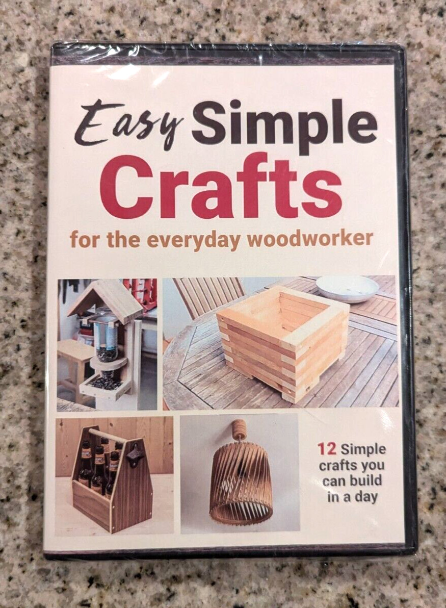 Easy Simple Crafts - For The Everyday Woodworker - Brand New - Free Shipping