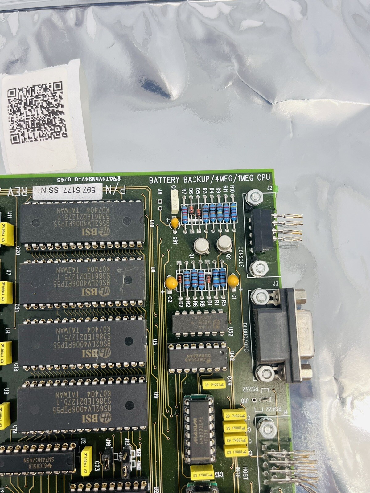 Electrox SCRIBA Laser Marker PCB 597-5177 ISS N Rev A