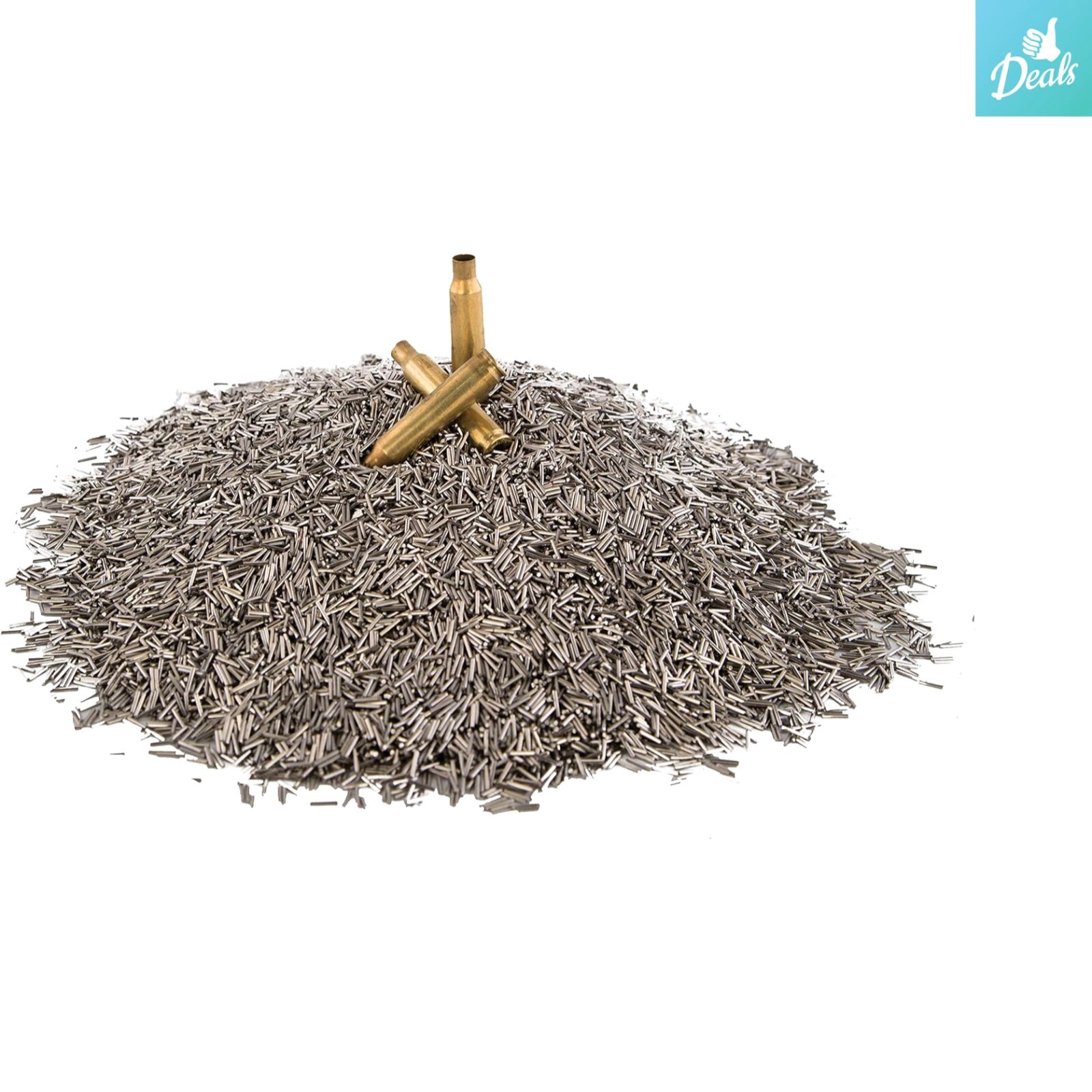 Stainless Steel Media Pins - Magnetic, 1mm x 7mm - Convenient Cleaning - 2 lbs.