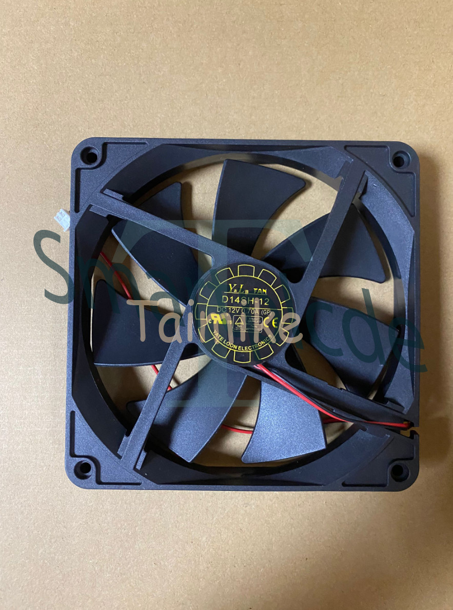NEW Yate Loon Fan D14SH-12 DC 12V 0.70A 140x140x25mm 2-Wire Server Cooler Fan