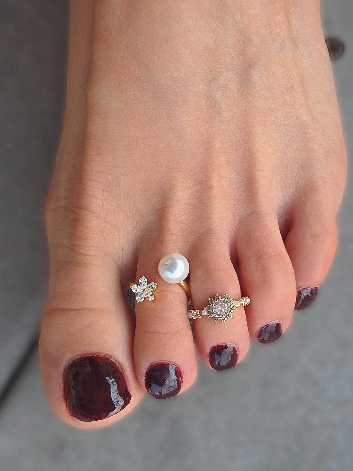 14k Real Gold Filled Toe Rings for Women Adjustable Non Tarnish Summer Jewelry