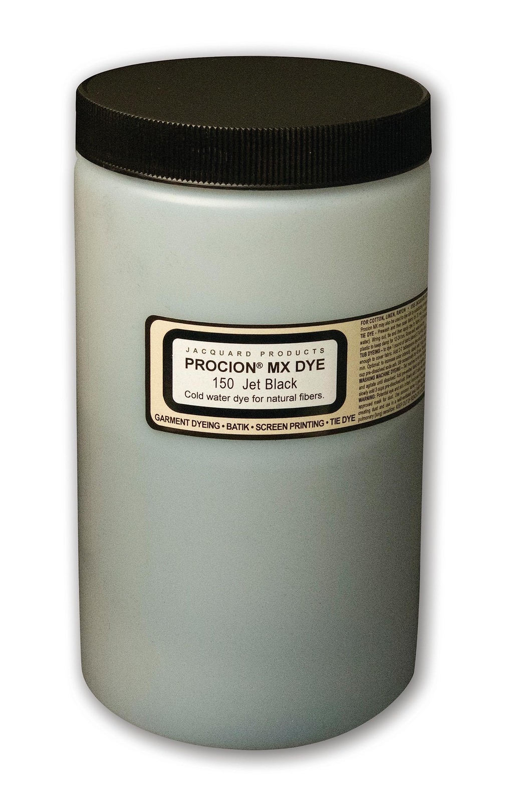 Mx Dye  Undisputed King of Tie Dye Powder  Jet Black  1 Lb  Cold Water Fiber