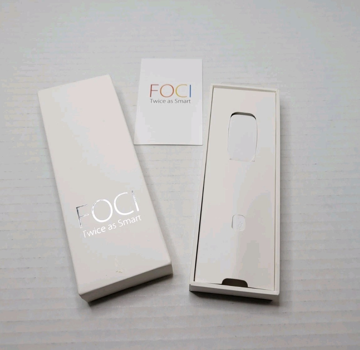 FOCI Twice As Smart Wearable Clip On Boosts Focus Device Bluetooth w/ Charger