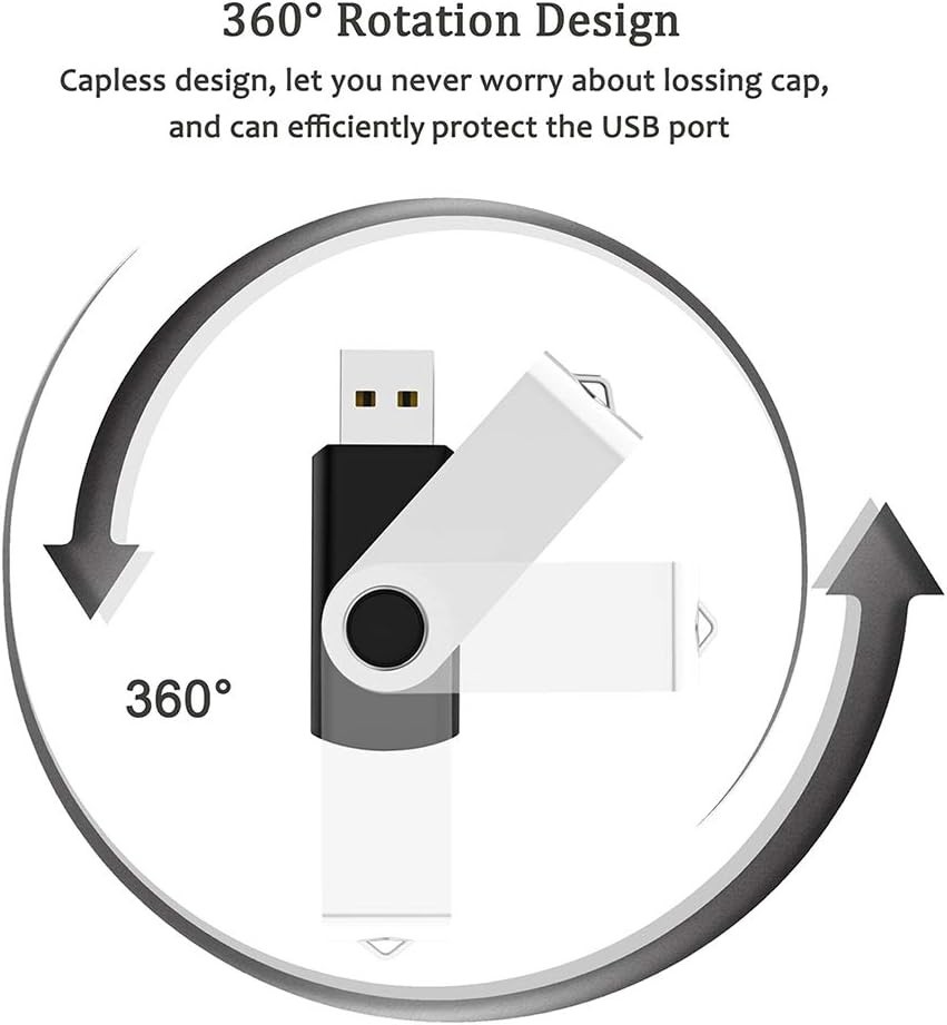 Compact 10 Pack 1GB Black USB Drives - Gift-Ready & Portable Storage Solutions