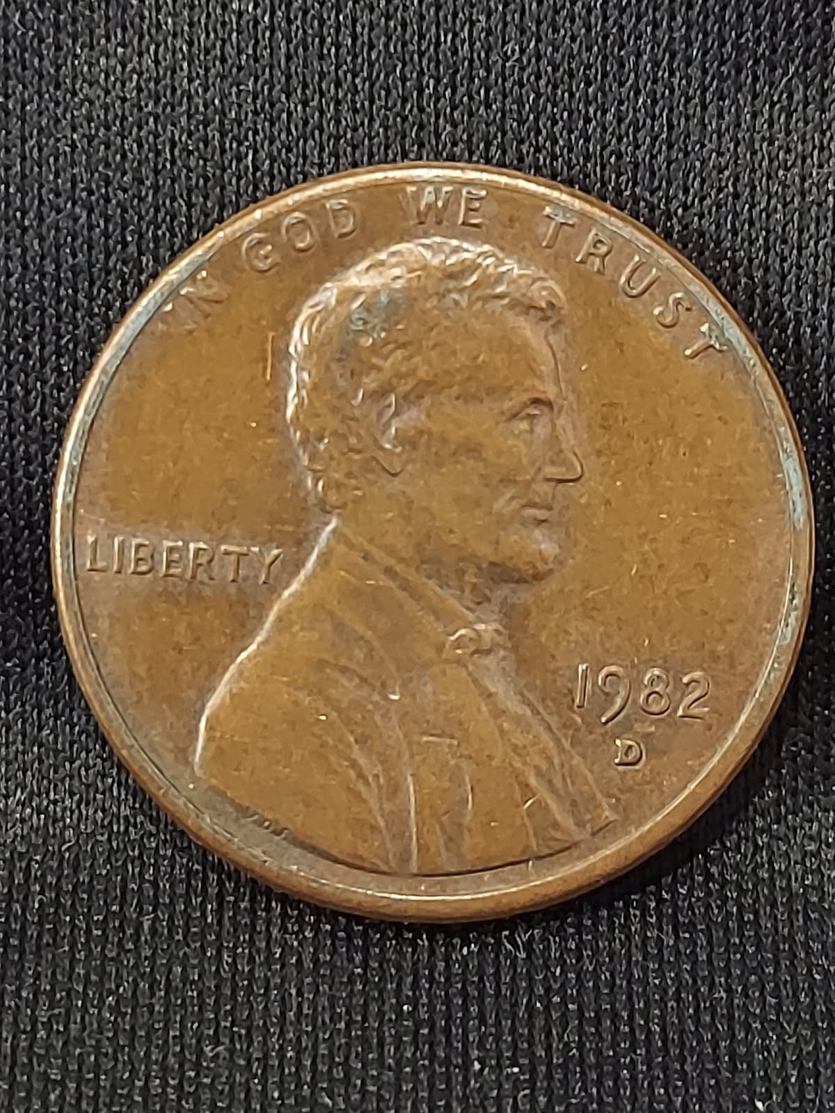 1982 D Lincoln Cent BN Small Date -  Zinc 2.5 grams