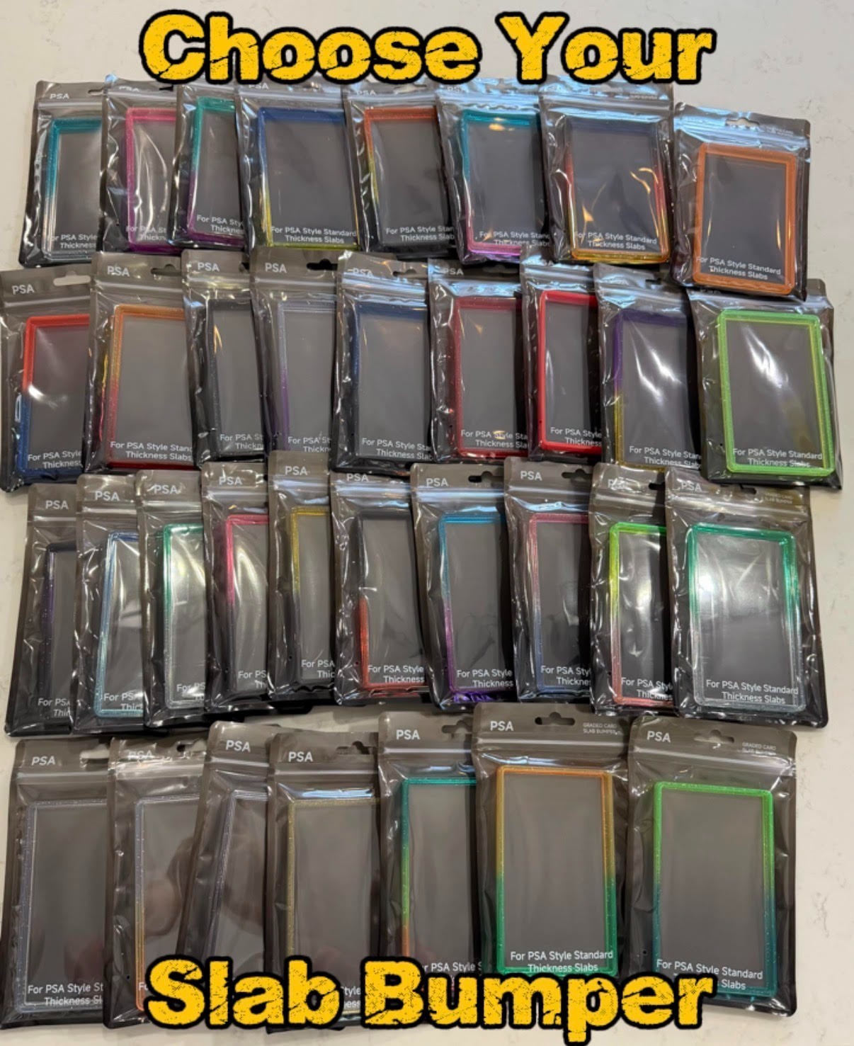 Choose Your PSA Graded Guard Slab Bumper *NEW COLORS AVAILABLE!