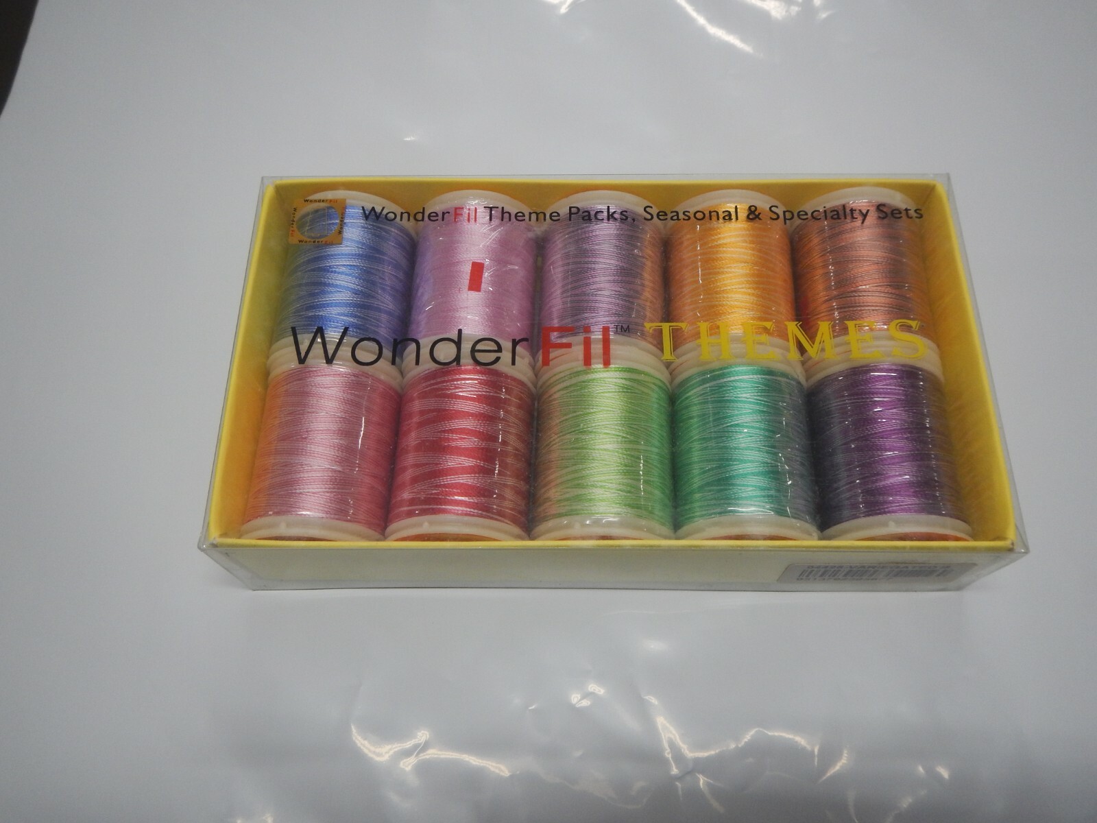 Machine Embroidery Wonderfil Thread VARIEGATED  B Pkt 10 Reels