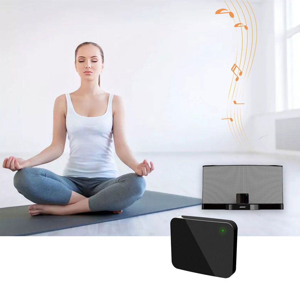 30 Pin Bluetooth A2DP Music Receiver Stereo Audio Adapter For iPod Dock Speaker