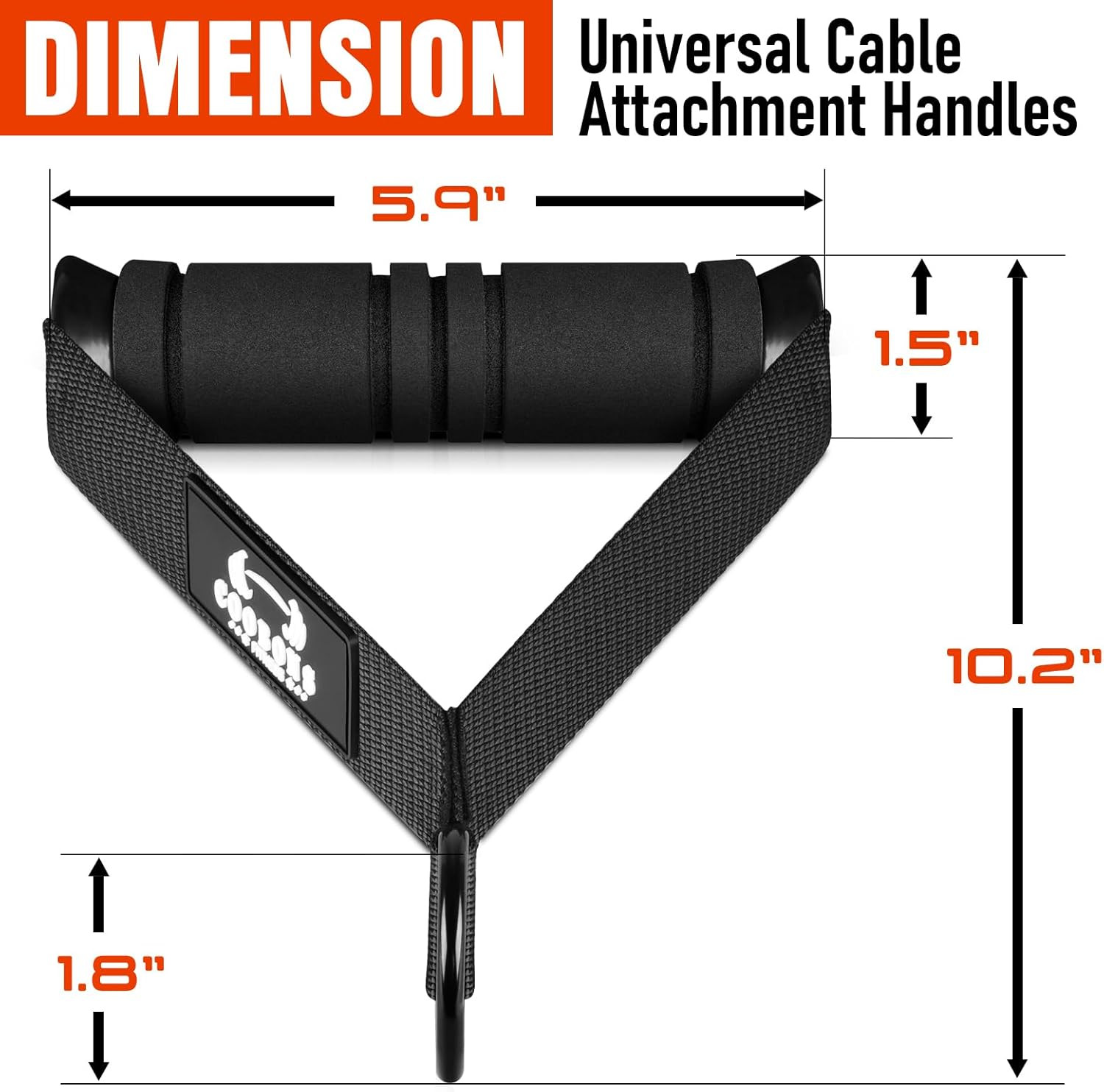 Gym Cable Machine Handles D Handle Attachments For Resistance Bands Workout