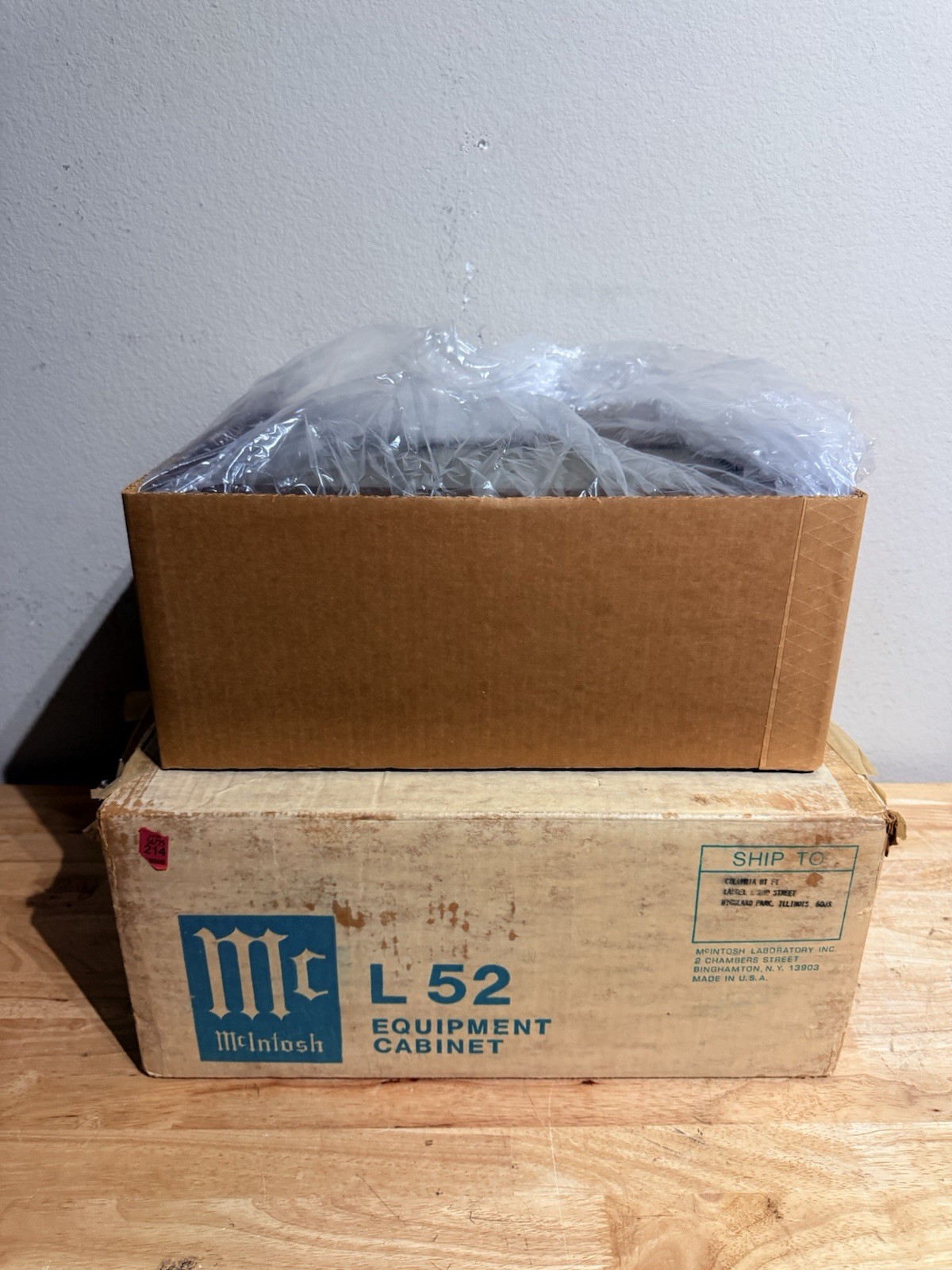 Boxed Vintage McIntosh L52 Cabinet – New Old Stock – Fits C22 C28 MR80 & More!