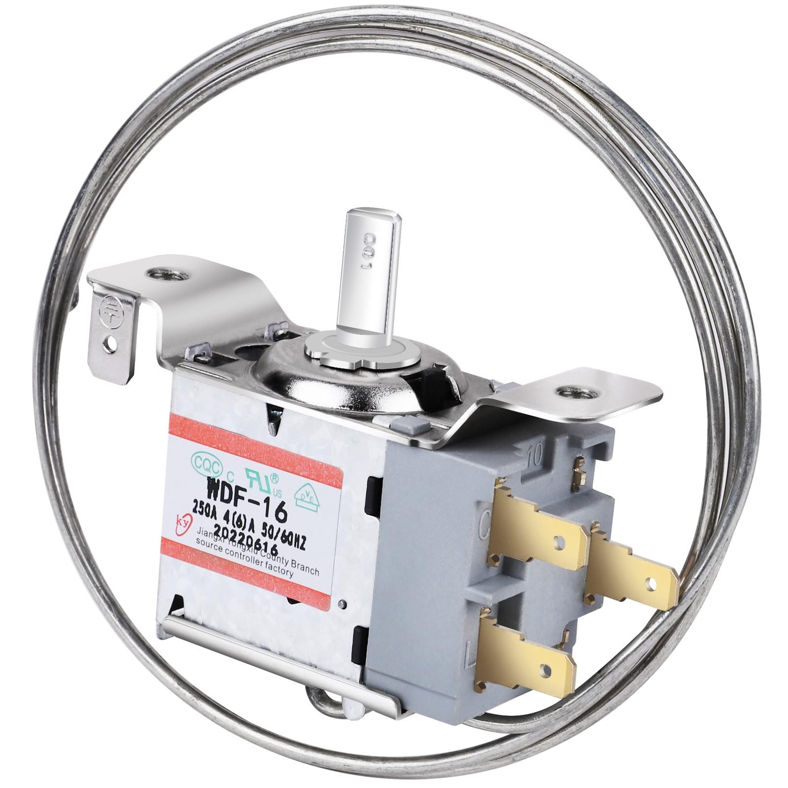Mini Fridge Thermostat, 3 Pin WDF-16 Universal Freezer Refrigerator Thermosta...