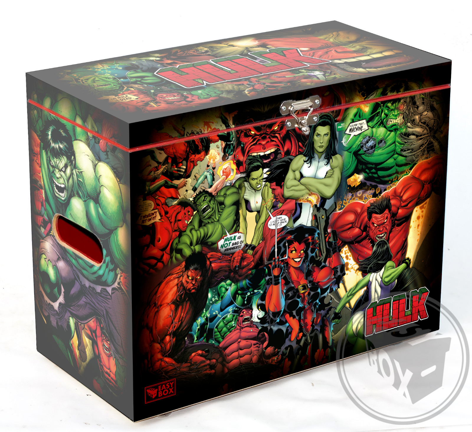 Hulk - Large Comic Book Hard Storage Box Chest MDF