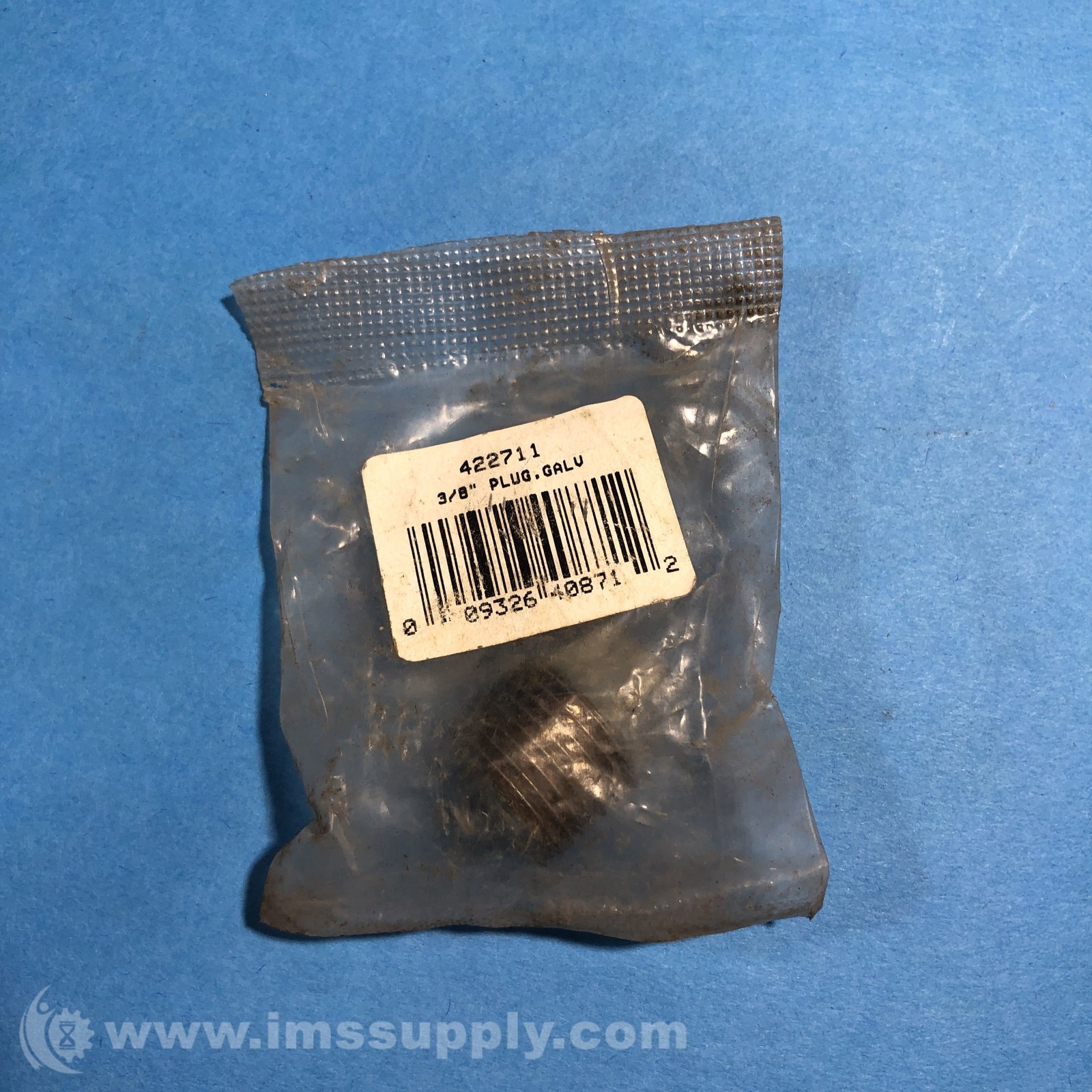 Southland Pipe Corporation 422711 3/8 In. Galvanized Plug FNFP