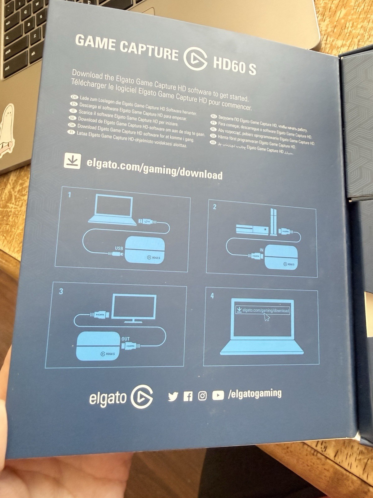 Elgato HD60 S New With Open Box