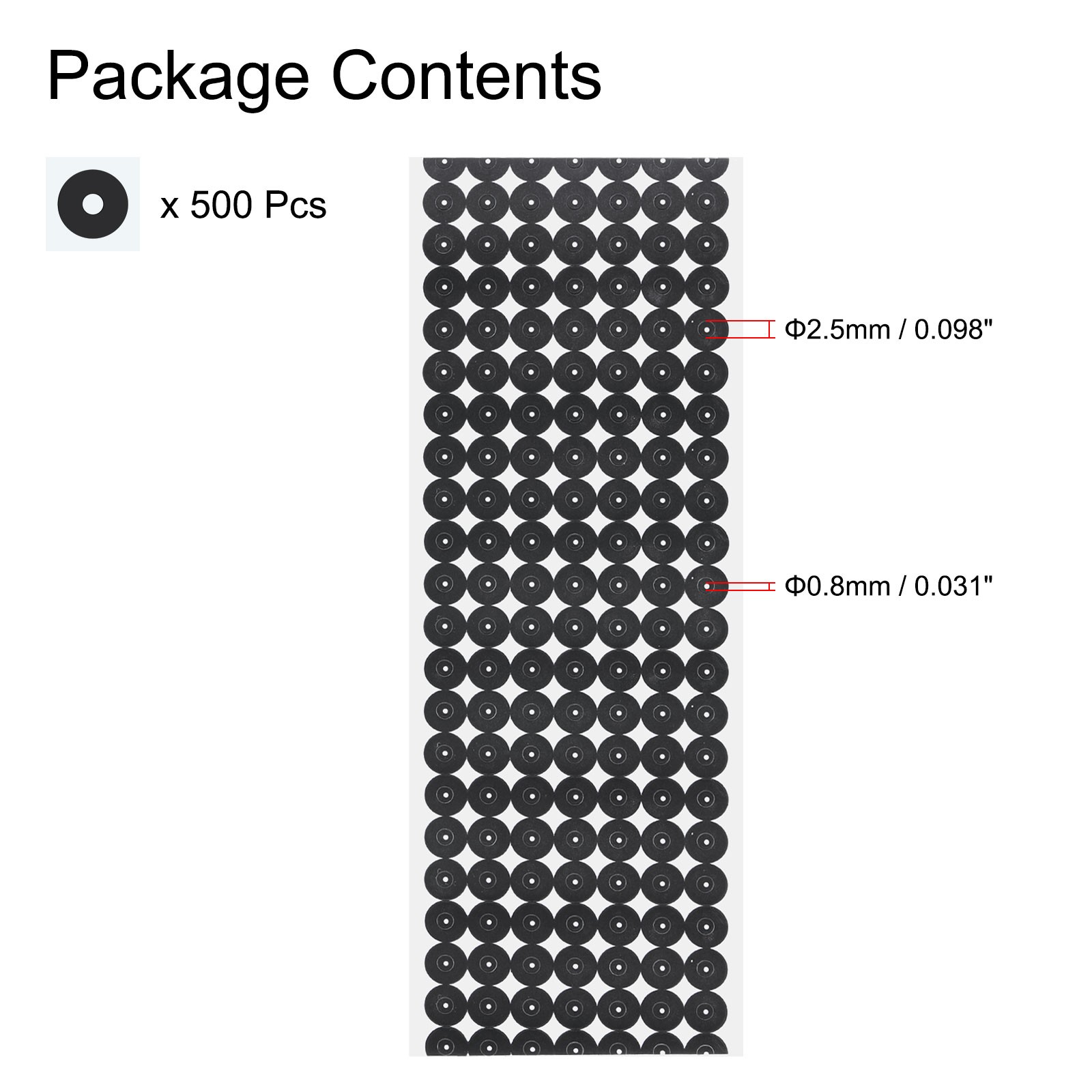500Pcs 3D Scanner Markers 0.8mm for 3D Scanner, 3D Tracking Dots