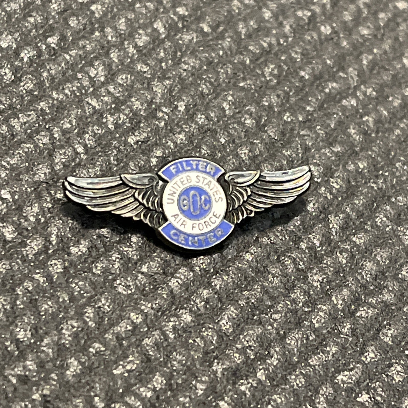 Air Force Filter Center Lapel Pin wings P6822