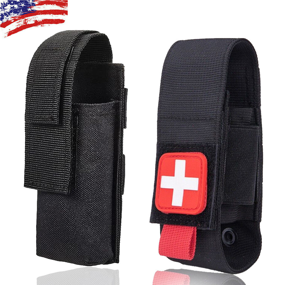 Tactical Molle Tourniquet Pouch TQ Holder for Duty Belt CAT Tourniquet Holster
