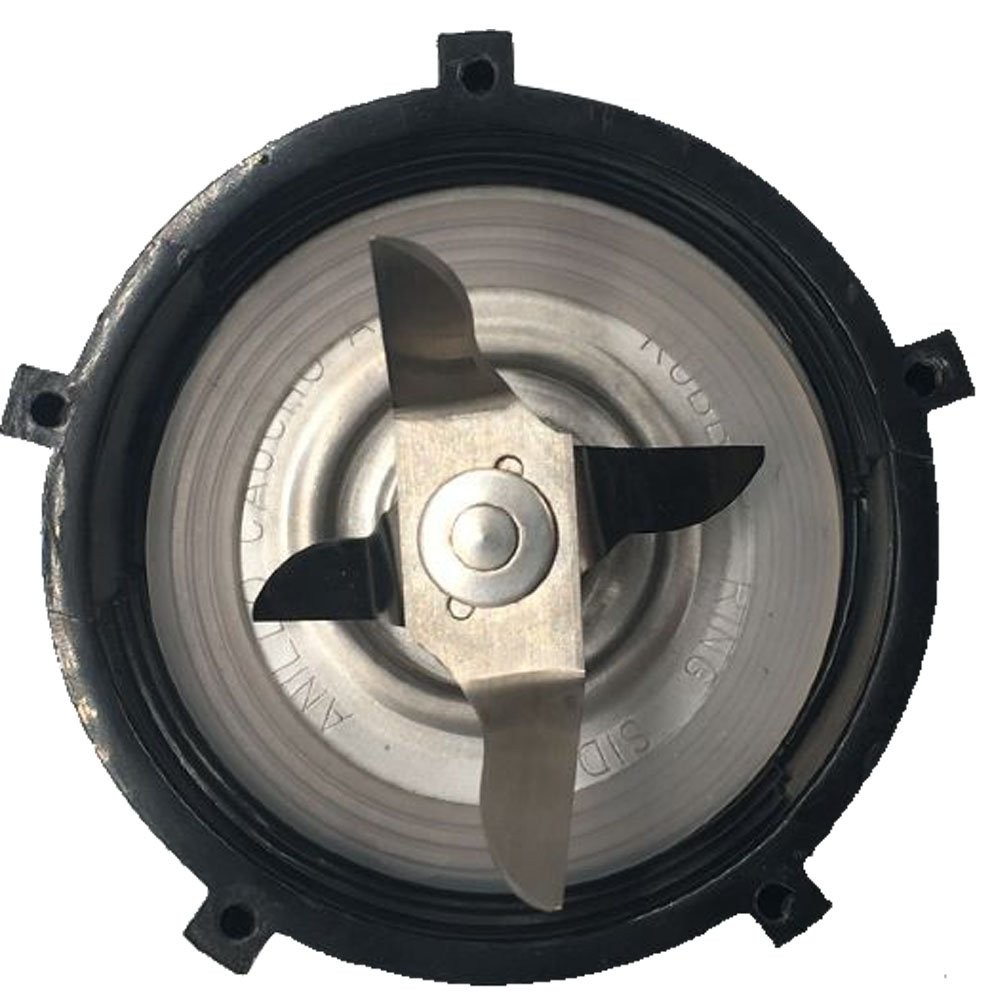 Ice Crusher Blade with Replacement Jar Base Cap, 2 Rubber O Ring Sealing Ring...