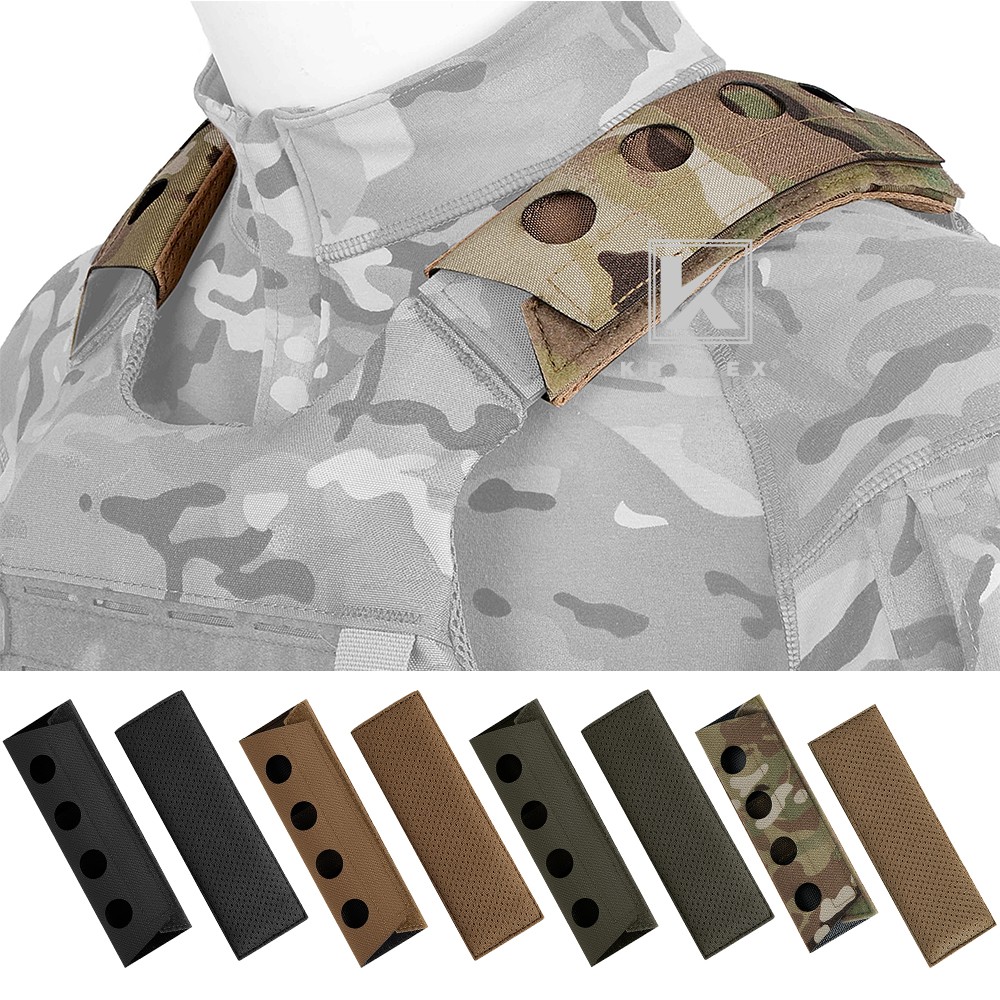 KRYDEX Tactical Shoulder Pads Strap Cover For Plate Carrier Chest Rig Sling Bag