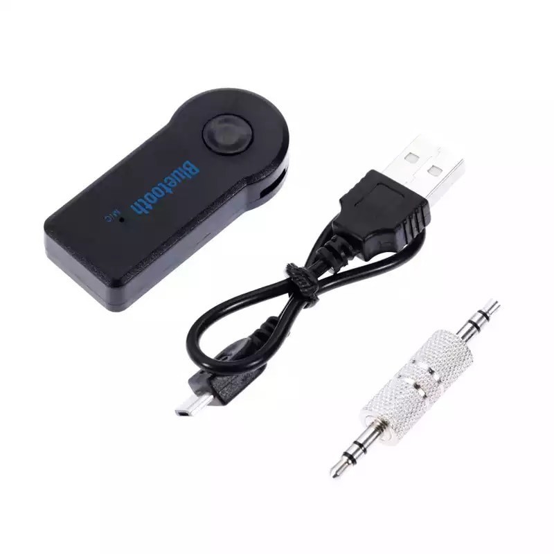 1X Wireless BT 3.5mm AUX Audio Stereo Music Car Receiver Adapter NEW