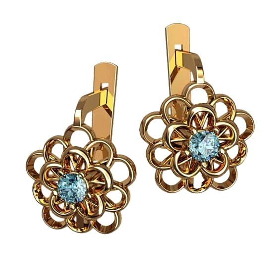 2 pairs Earring Wax patterns for lost wax casting Gold Jewelry/waxes_40513