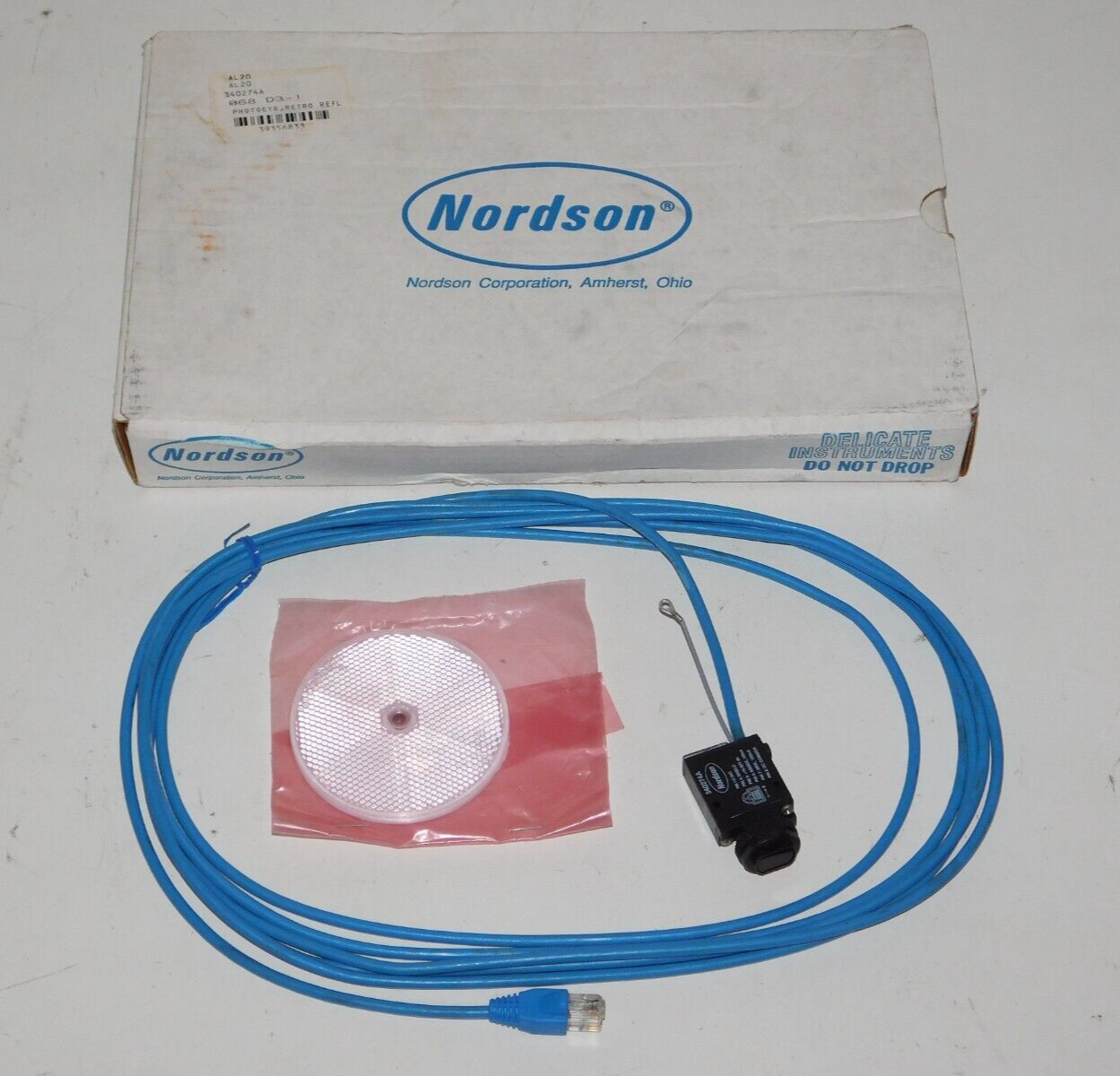 New Nordson 340274A Polarized Retro Reflective Photo Sensor Module Unit in Box