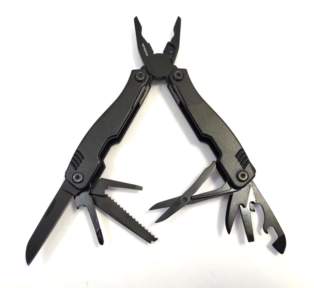 Sparta Ohio State Multi Tool Pocket Knife Black