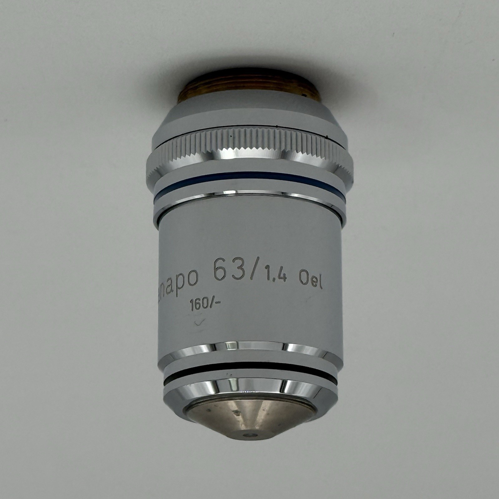 CARL ZEISS Planapo 63X/1.4 Oel 160/- Microscope Objective West Germany