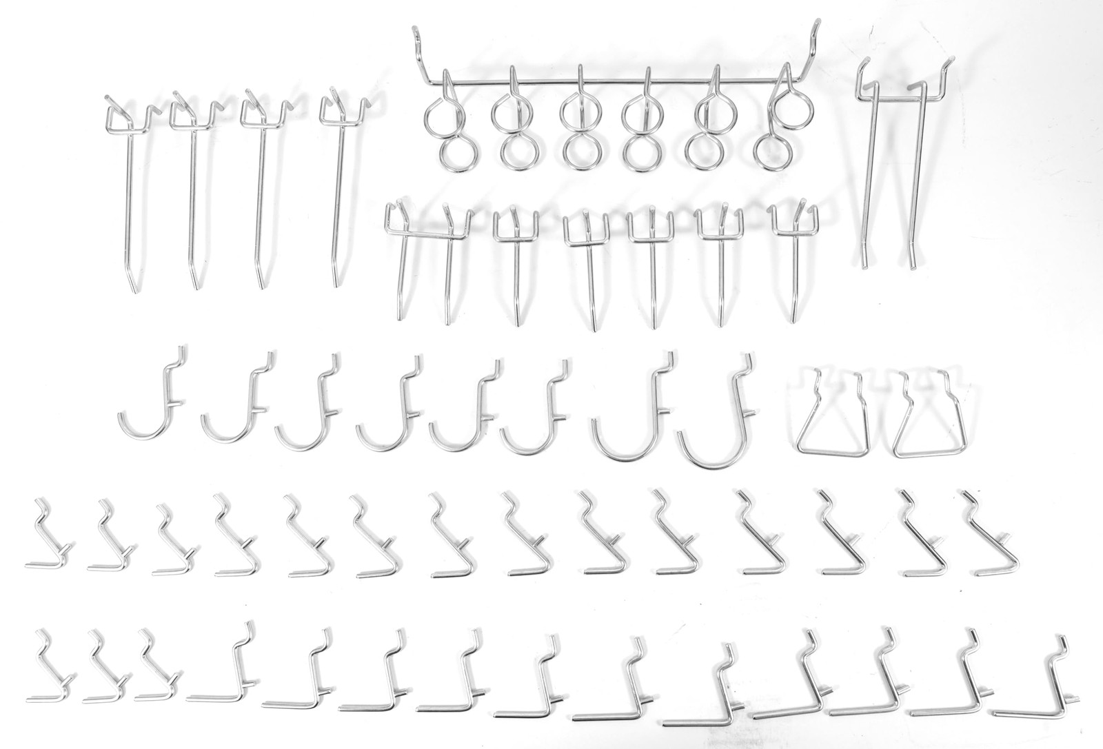 WEN Workbench Pegboard Accessory Kit, 50-Piece Silver