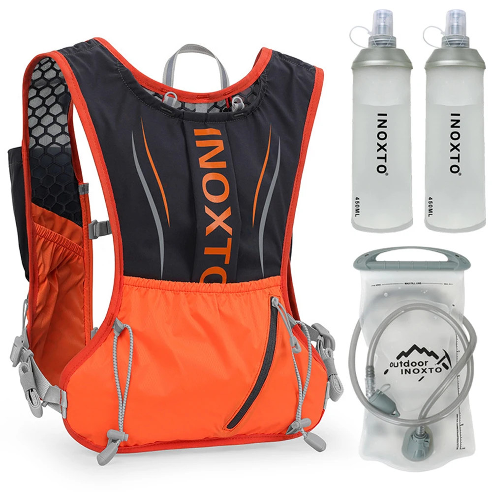 5L Hydration Vest Backpack Water Running Vest Pack with 1pc 1.5L Water Bladder a