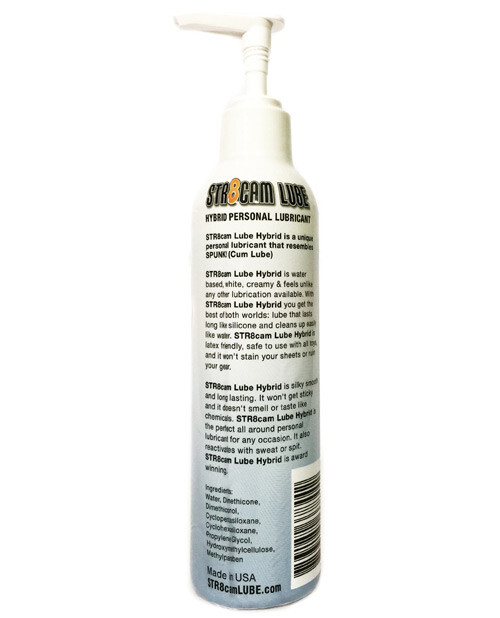 Str8cam Water Based Hybrid Lubricant 8 Oz