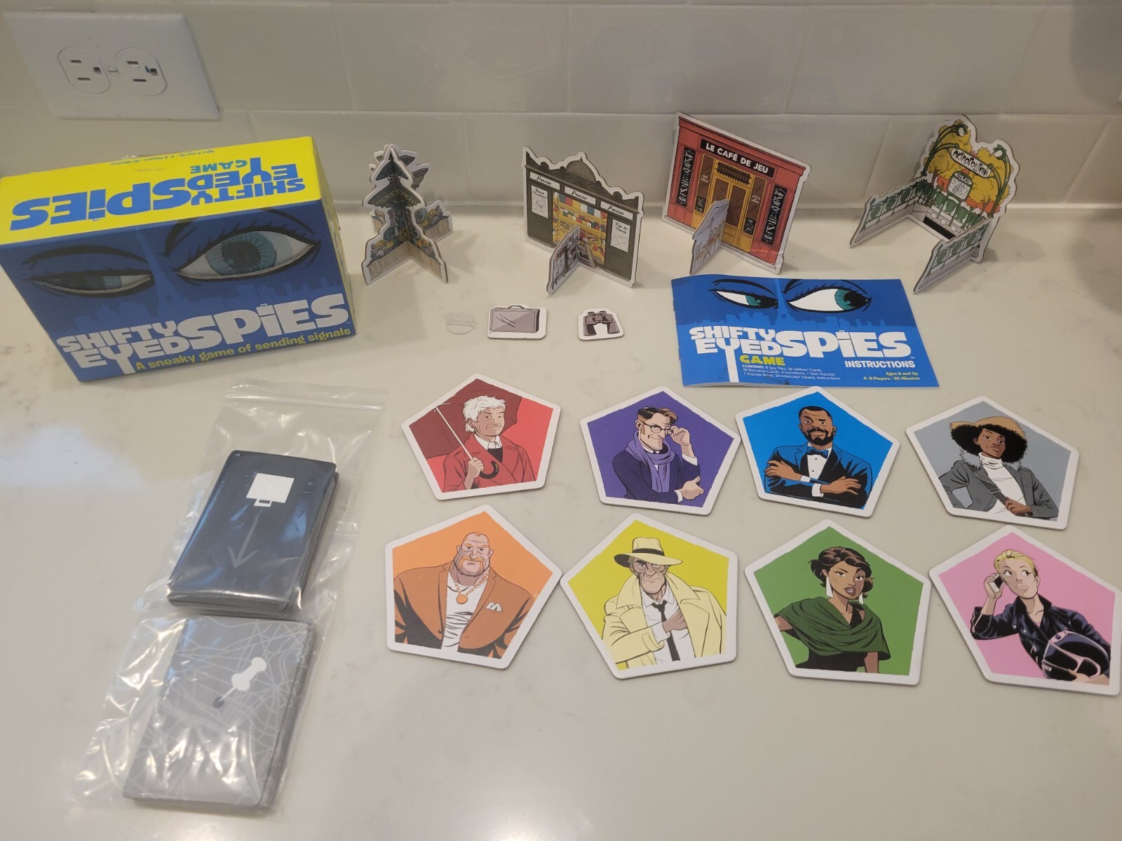 Shifty Eyed Spies - A Sneaky Game Of Sending Signals, Replacement Parts You Pick