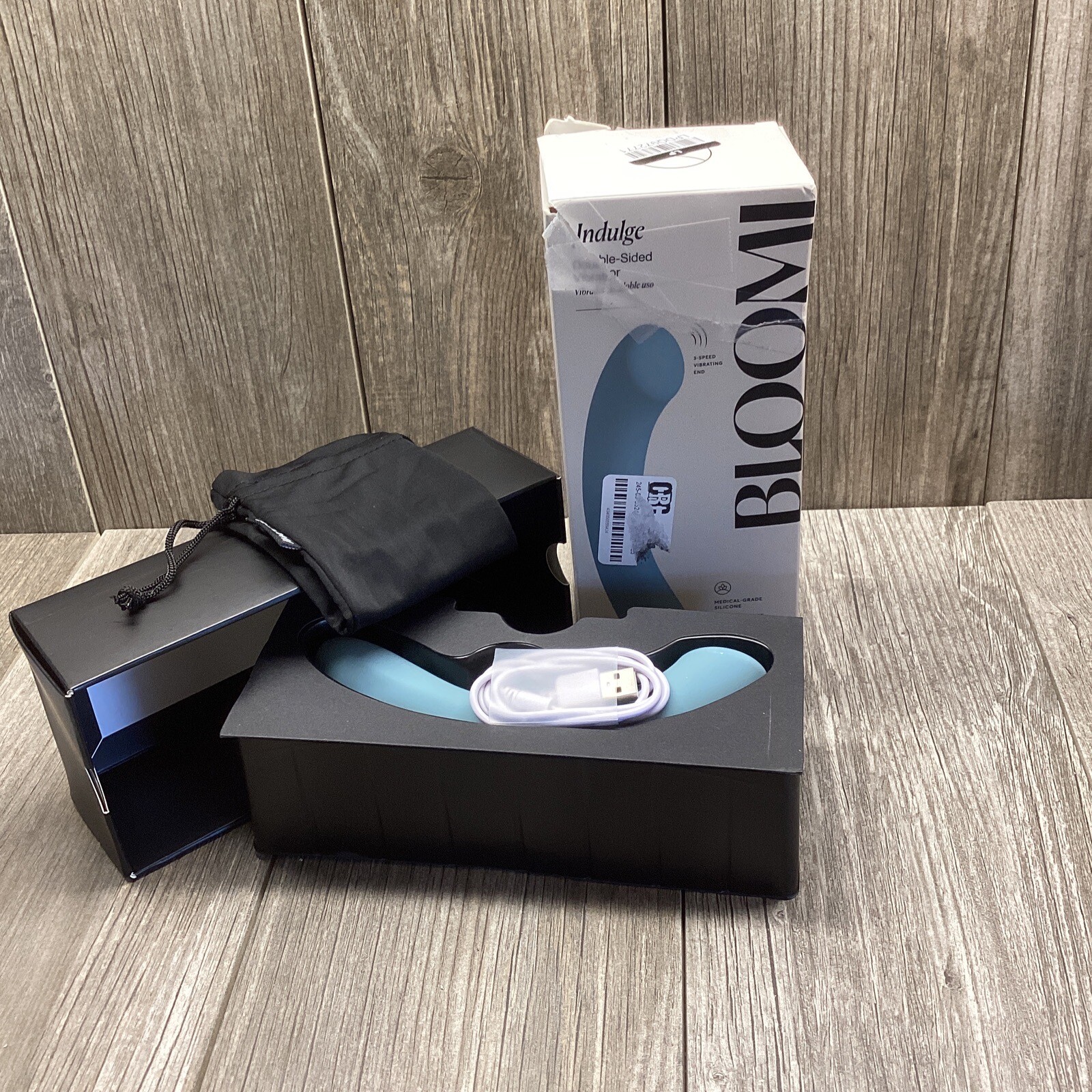 Bloomi Indulge Waterproof Rechargeable Double-Sided Vibrator 3 Speed 💥NEW OB