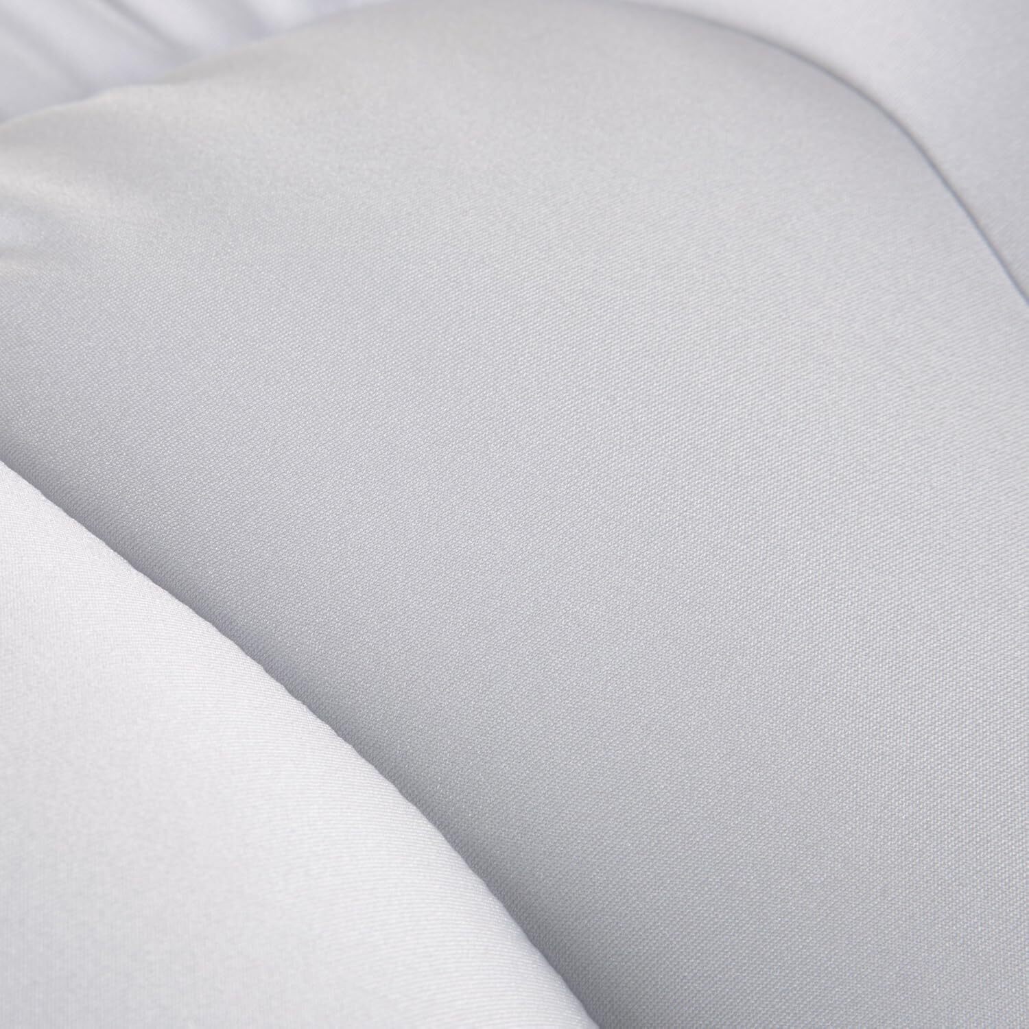 Microbead Pillow White Comfortable Ergonomic Travel Neck Support Pillow