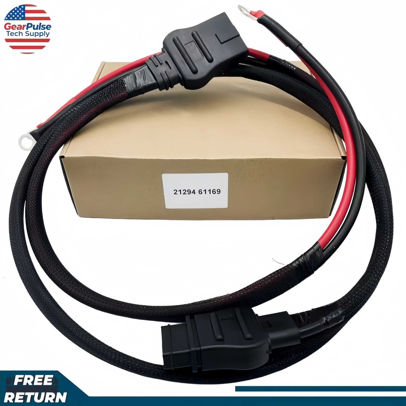 For Western Fisher Snowplow 2 Pin Battery Cable Plow & Truck Side 21294 61169