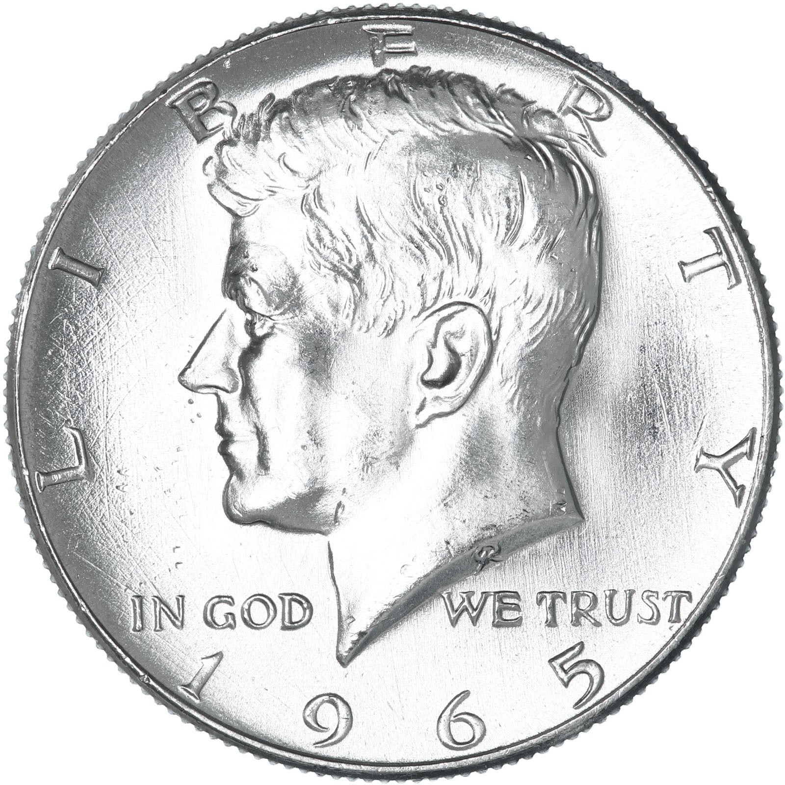 1965 (P) Kennedy Half Dollar 40% Silver BU