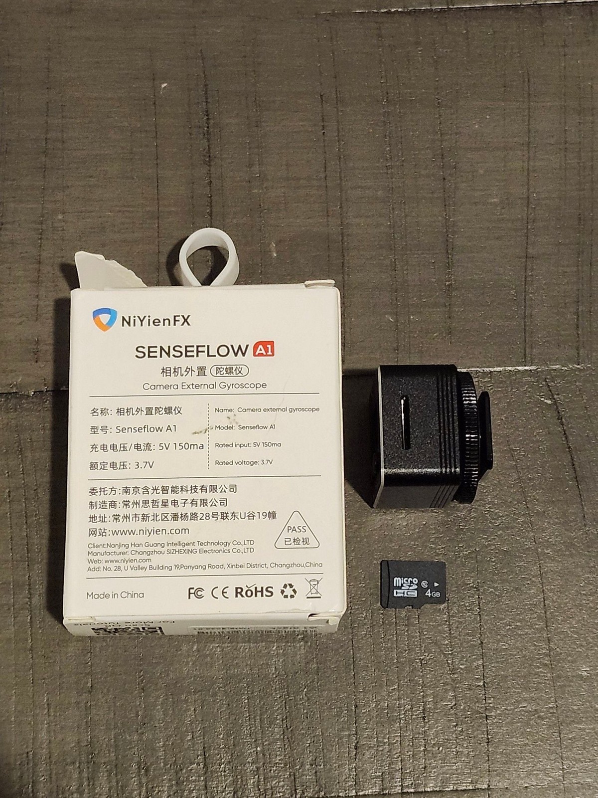NiYienFX SENSEFLOW A1 Camera External Gyroscope Stabilizer