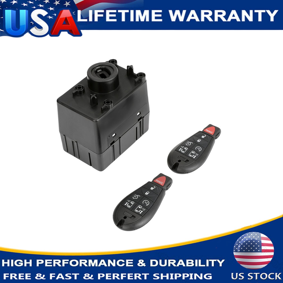 for 2009-15 Dodge Ram 1500 WIN Module Wireless Ignition Node Programmed w/ Keys