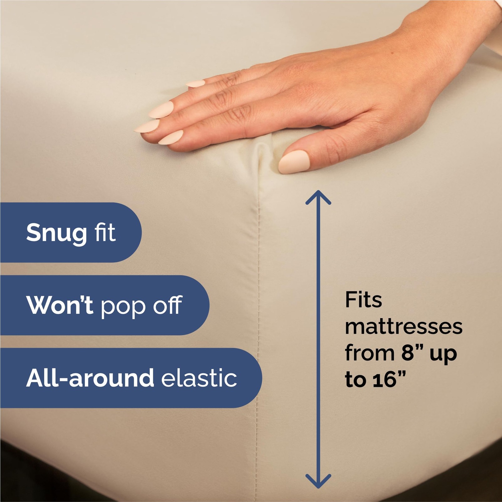 Split King Size 5 Piece Sheet Set - Comfy Breathable Cooling Bed Sheets Set ...