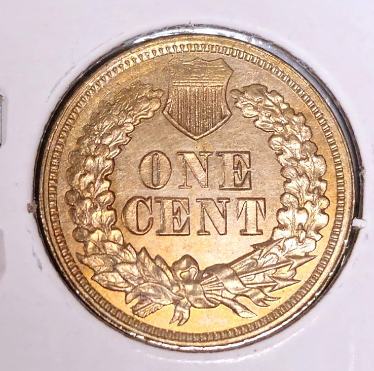 1863 Indian Head 1C - High Grade - Recovered Old Cleaning - Full Lib & Diamonds