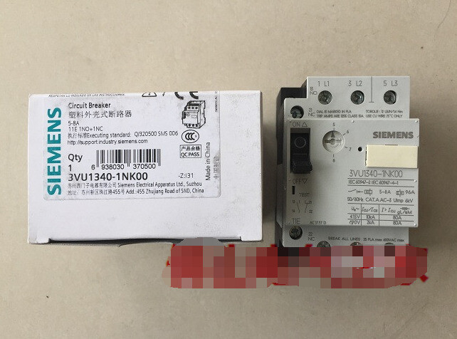 Siemens 3VU1340-1MB00 3VU13401MB00 0.1-0.16A Circuit Breaker -New Free Ship *UP