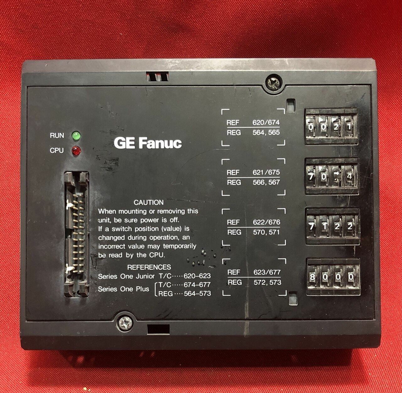 GE Fanuc IC609TCU100B Timer/ Counter Setpoint Unit