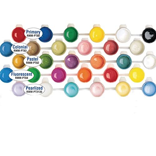 6-Cup Acrylic Paint Strip—Pearlized—Pearlized