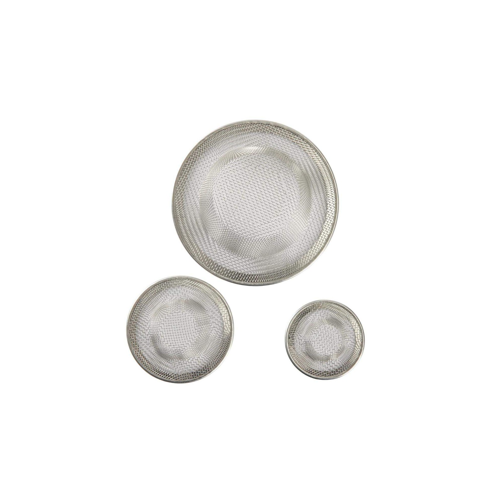 Sink Strainers Stainless Steel Mesh: 3 Pack