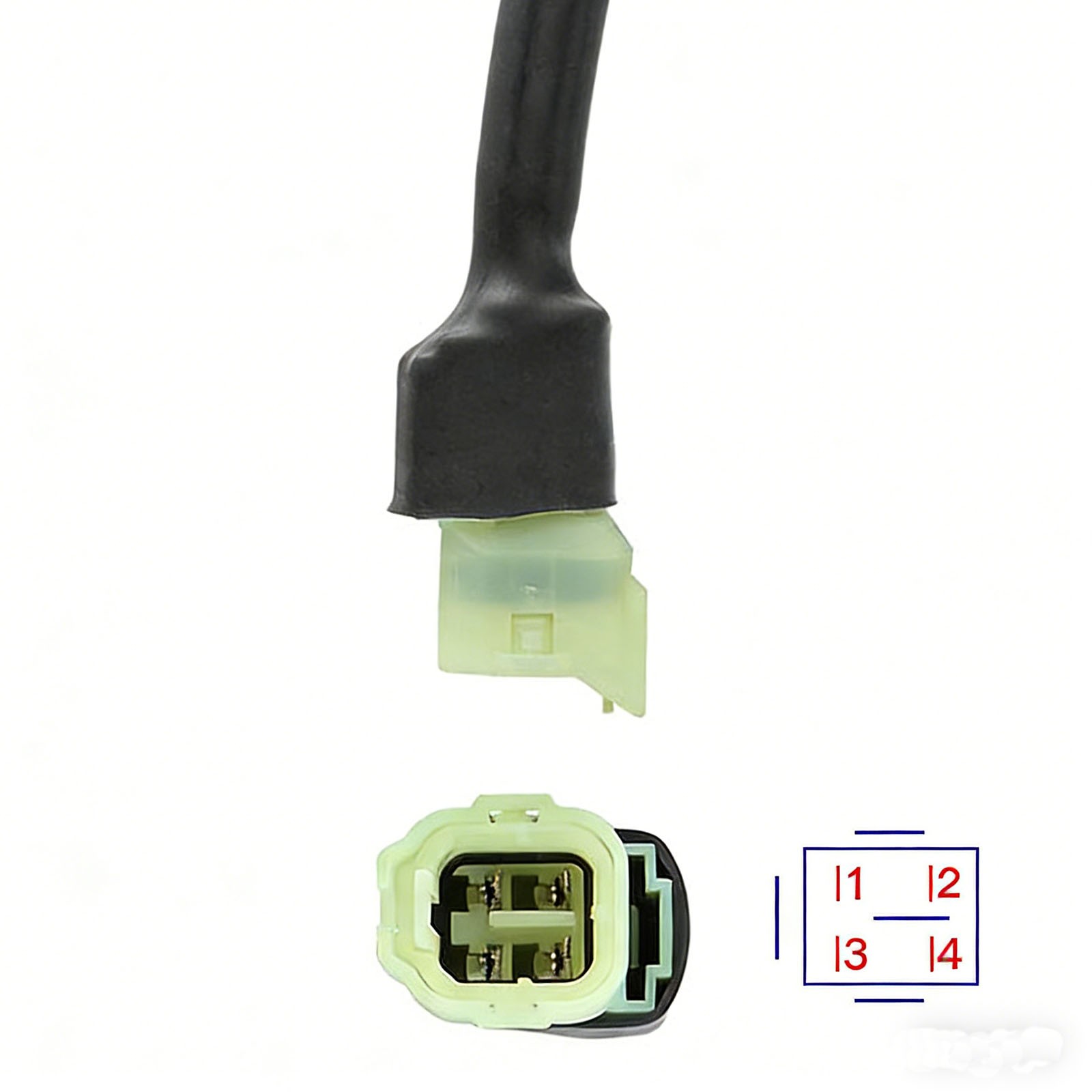 4 Pin to OBD2 Diagnostic Code Reader Adapter Scanner CABLE for HONDA Motorcycle