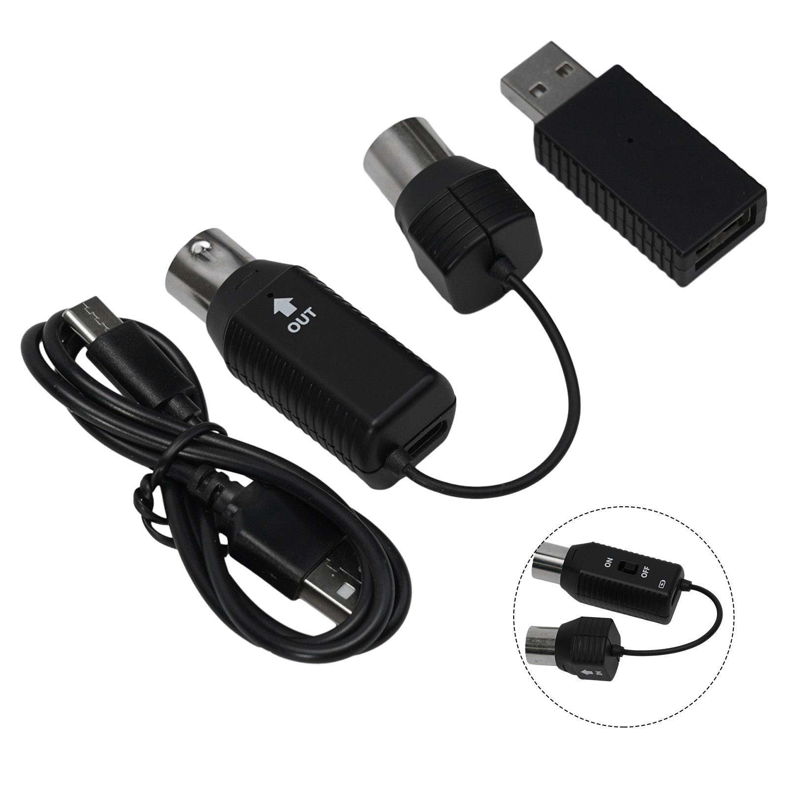 For MIDI Adapter Wireless 5pin USB Interface Adapter Connector Keyboard New