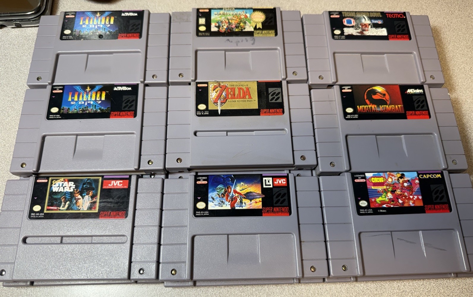 SINGLE Super Nintendo SNES Video Games Pick a Title **CLEANED,TESTED,AUTHENTIC**